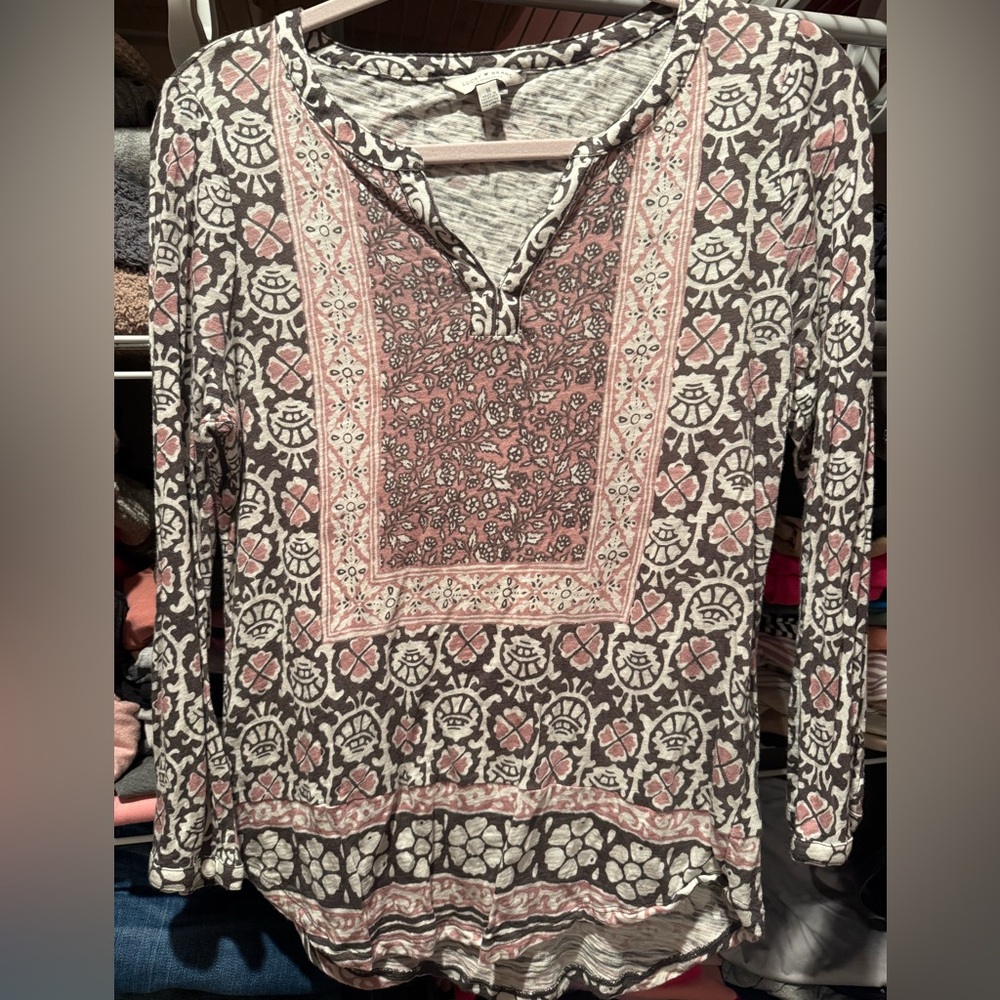 Lucky Brand 3/4 sleeve shirt